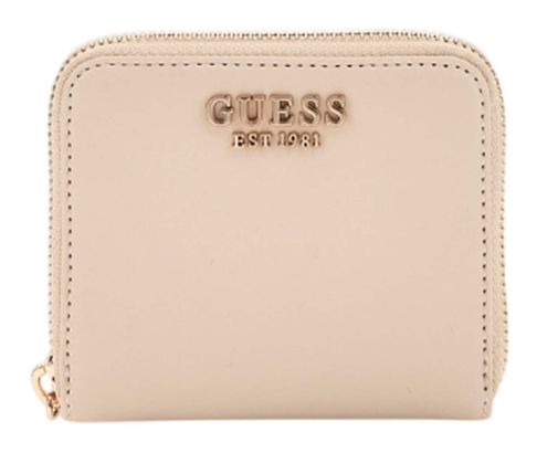 GUESS Laurel SLG Small Zip Around Wallet S Bone