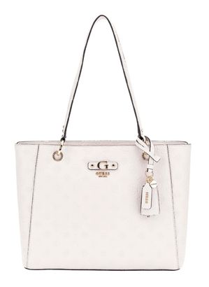 GUESS Gerty Noel Tote Cream White