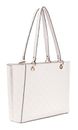 GUESS Gerty Noel Tote Cream White GUESS Gerty Noel Tote Cream White