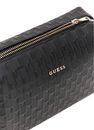 GUESS Large Top Zip Cosmetic Bag Black GUESS Large Top Zip Cosmetic Bag Black