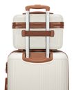 travelite Bali Beautycase White / Cognac
