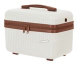 travelite Bali Beautycase White / Cognac