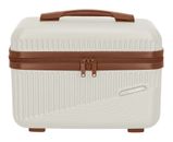 travelite Bali Beautycase White / Cognac