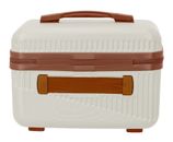 travelite Bali Beautycase White / Cognac