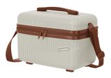 travelite Bali Beautycase White / Cognac