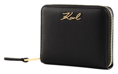 KARL LAGERFELD K / Signature Wallet M Black / Gold