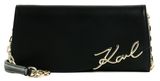 KARL LAGERFELD K / Signature Crossbody Wallet Black