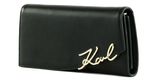 KARL LAGERFELD K / Signature Crossbody Wallet Black
