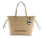 KARL LAGERFELD Ikon Mono Tote L Trench Beige KARL LAGERFELD Ikon Mono Tote L Trench Beige