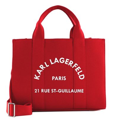 KARL LAGERFELD K / RSG Square Tote M Racing Red