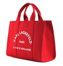 KARL LAGERFELD K / RSG Square Tote M Racing Red