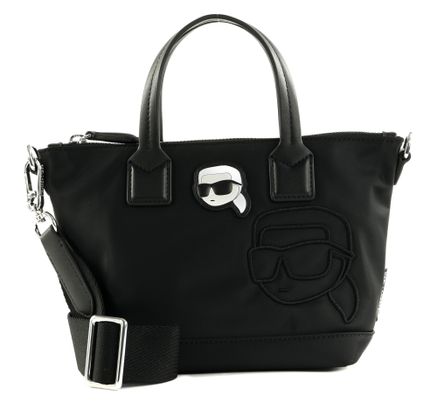 KARL LAGERFELD Ikon Nylon Nft Sm Tote Black