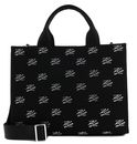 KARL LAGERFELD K / Autograph Square Tote M Black Embellishment