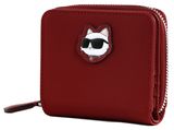 KARL LAGERFELD Ikon Bifold Wallet Scarlet Sage