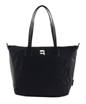 KARL LAGERFELD Ikon Nylon Tote Black