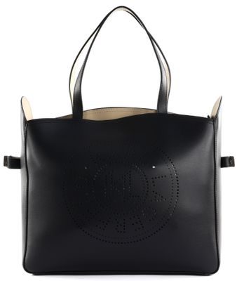KARL LAGERFELD K / Circle Tote Bag with Pouch Black