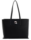 KARL LAGERFELD Ikon Pebble Tote Black KARL LAGERFELD Ikon Pebble Tote Black