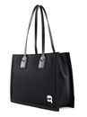 KARL LAGERFELD Ikon Nylon Square Tote M Black