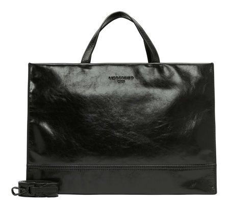 LIEBESKIND BERLIN LOU 2 Paper Touch Satchel L Black