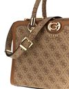 GUESS Orlina Logo Society Satchel Latte Logo / Brown