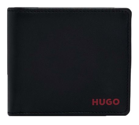 HUGO Subway Wallet Black / Red