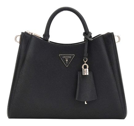 GUESS Eco Gloriana Girlfriend Satchel Bag Black