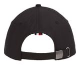 TOMMY HILFIGER TH Corp 6 Panel Cap Black TOMMY HILFIGER TH Corp 6 Panel Cap Black