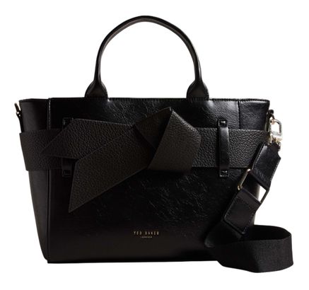 Ted Baker Jimsa Knot Bow Crossbody Bag Jet - Black