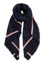 TOMMY HILFIGER Essential Flag Jacquard Square Scarf Space Blue