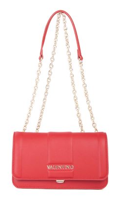 VALENTINO Brass Flap Bag Rosso Scuro