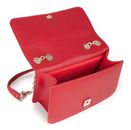 VALENTINO Brass Flap Bag Rosso Scuro VALENTINO Brass Flap Bag Rosso Scuro