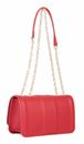 VALENTINO Brass Flap Bag Rosso Scuro VALENTINO Brass Flap Bag Rosso Scuro