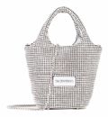 VALENTINO Nabilah Shopping Bag Argento