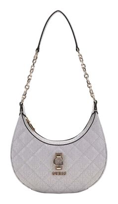 GUESS Bessey Hobo Shoulder Bag Lavendar Grey