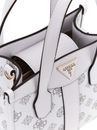 GUESS Silvana 2 Compartment Mini Tote XS White Logo GUESS Silvana 2 Compartment Mini Tote XS White Logo