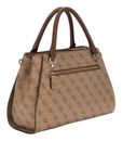 GUESS Noelle Girlfriend Satchel Latte Logo / Brown