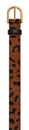 FOSSIL Leather Belt W90 Leopard