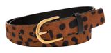 FOSSIL Leather Belt W90 Leopard