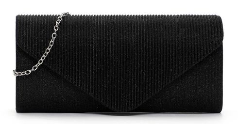 Tamaris Amalia Metallic Clutch Black