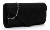 Tamaris Amalia Metallic Clutch Black