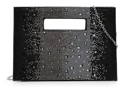 Tamaris Amalia Rhinestone Clutch Black