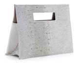 Tamaris Amalia Rhinestone Clutch Silver