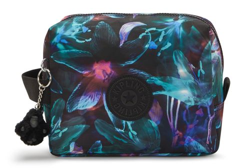 kipling Basic Print Parac Toiletry Bag Spectral Orchid