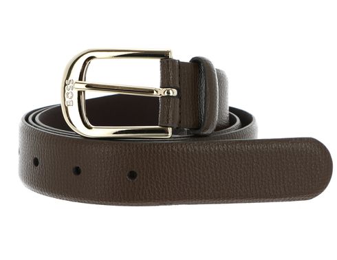 BOSS Anna Leather Belt W75 Dark Brown