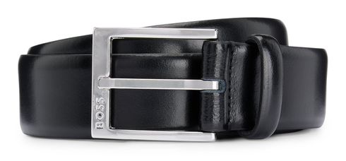 BOSS Elloy Sz35 Leather Belt W105 Black