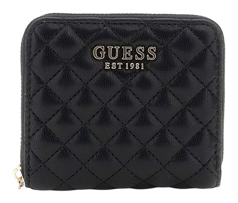 GUESS Eco Rianee SLG Zip Around Wallet S Black