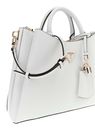 GUESS Eco Gloriana Girlfriend Satchel Bag White