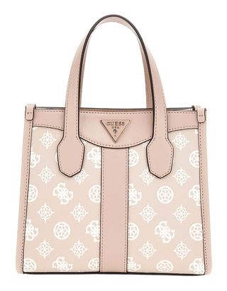 GUESS Silvana 2 Compartment Mini Tote XS Sand Logo