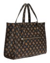 GUESS Silvana Two Compartment Tote Mocha Logo GUESS Silvana Two Compartment Tote Mocha Logo