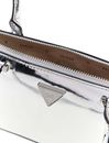 GUESS Arnela Shoulder Satchel Silver GUESS Arnela Shoulder Satchel Silver